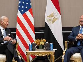usa: biden macht Ägyptens staatschef zum mexikaner