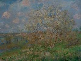 le printemps in lyon: aktivisten werfen suppe auf monet-gemälde