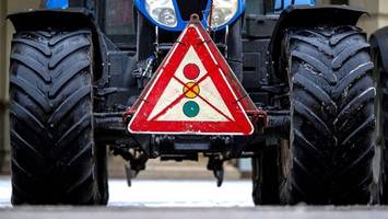 Frankfurt (Oder): Bauern sorgen für Verkehrseinschränkungen