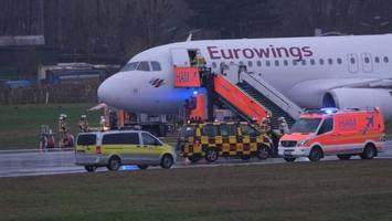 Notfall bei Flieger am Hamburger Flughafen – Reifen geplatzt
