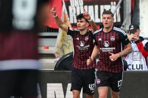 Funkel verpasst Traum-Einstand - 1:1 beim 1. FC Nürnberg