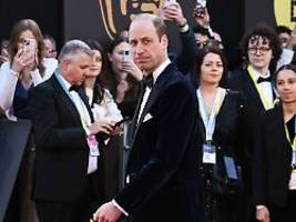 Allein bei den BAFTAS: Prinz William äußert sich erstmals zu Kate