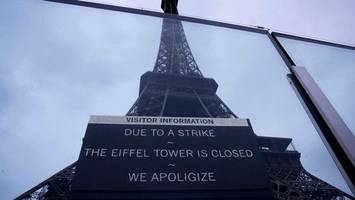 Streik am Pariser Eiffelturm