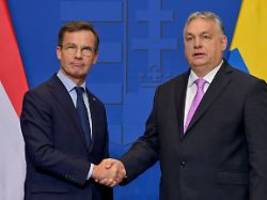 harmonie vor nato-entscheidung: ungarn und schweden schließen kampfjet-deal