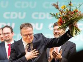 Wollen Verantwortung: CDU-Spitzenkandidat Voigt zieht rote Linie zu AfD und Linke