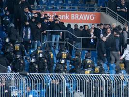 Braunschweig gegen Hertha BSC: Erst Ausschreitungen, dann Uneinigkeit