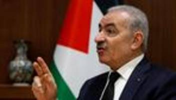 palästinensische autonomiebehörde: palästinensischer ministerpräsident mohammed schtajjeh tritt zurück