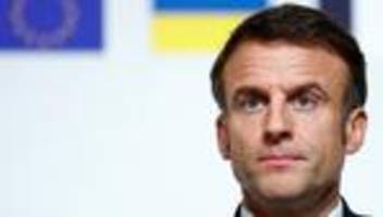 emmanuel macron: frankreichs präsident schließt truppenentsendung in die ukraine nicht aus