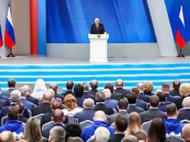 Plan für nächste sechs Jahre: Putin malt sich eine schöne neue Welt
