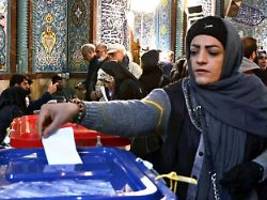 geringe wahlbeteiligung: hardliner bei parlamentswahl im iran vor sieg