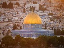 während des ramadan: israel gewährt muslimen zugang zum tempelberg