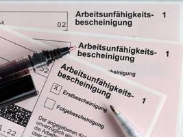 arbeitszeit: rekord-krankenstand in deutschen firmen