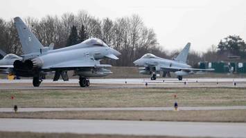 wegen technischer probleme: eurofighter landet in stuttgart