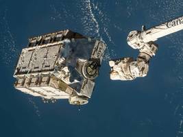 Raumfahrt: Alte ISS-Batterie hat Deutschland überflogen
