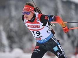 biathlon-geschichte geschrieben: doll saust aufs letzte staffel-podium seiner karriere