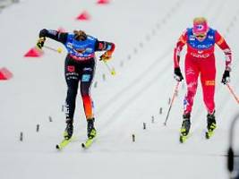 unglaublich. bin sehr stolz: katharina hennig rast bei ski-marathon-premiere aufs podest