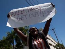 aus sicherheitsgründen: haitis regierungschef wird zur unerwünschten person
