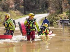 Zwei Kinder vermisst: Drei Tote nach Überschwemmungen in Frankreich