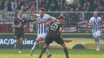 Eine Klasse schlechter: Hertha geht bei St. Pauli unter