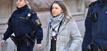 greta thunberg: polizei führt aktivistin nach protest vor schwedischem parlament ab