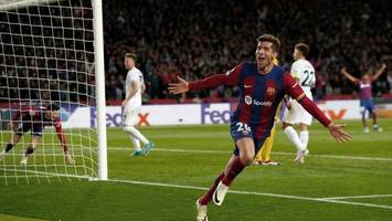 Lewandowski trifft: Barça im Viertelfinale
