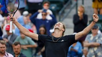 Zverev im Viertelfinale von Indian Wells - Kerber raus