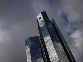 deutsche bank: tag der langen gesichter - aber nicht für alle