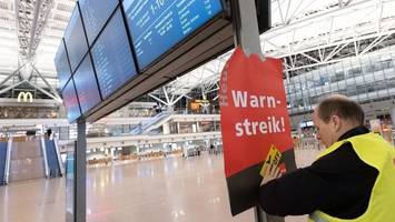 Auch viele Ankünfte fallen am Hamburger Flughafen aus