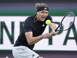 Tennis: Zverev scheidet in Indian Wells aus