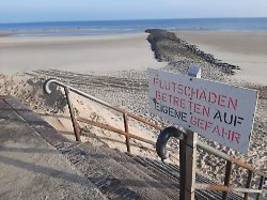 ziemliche katastrophe: sandverlust bedroht badesaison auf deutschen nordseeinseln