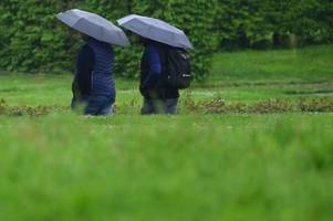 Wetterdienst warnt in Teilen Bayerns vor Dauerregen