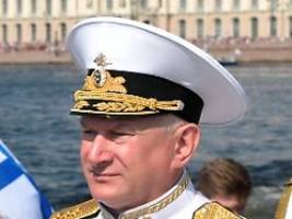 nachfolger ist bereits im amt: russland setzt marine-chef jewmenow ab