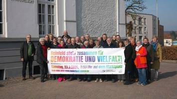 Breites Bündnis in Reinfeld sendet eindringlichen Appell