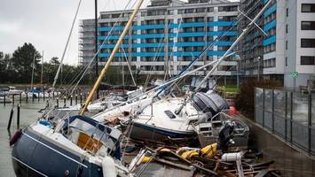 Nach Sturmflut: Yachthäfen an der Ostsee bleiben geschlossen