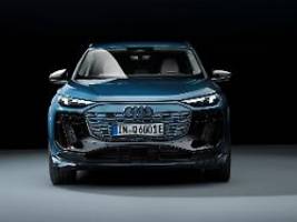 Lädt schnell, fährt schnell: Weltpremiere des SUV Audi Q6 e-Tron - schlicht und technisch