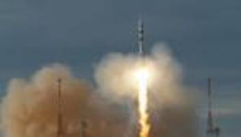 raumfahrt: russische rakete mit drei iss-astronauten erfolgreich gestartet