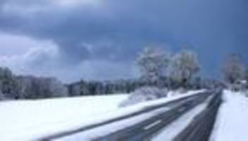 Baden-Württemberg: Schnee in Süddeutschland: Bis zu zehn Zentimetern gemessen