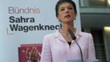 Neue Partei: Bündnis Sahra Wagenknecht bekommt Vier-Millionen-Spende