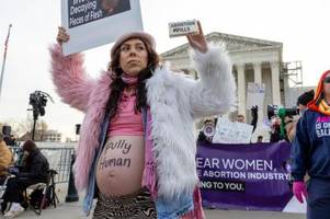 Anhörung zu Abtreibungspille - Proteste vor Supreme-Court