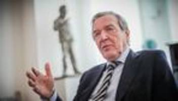 Parteien: Schröder will sich nicht aus SPD-Geschichte löschen lassen