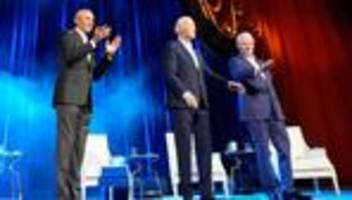 us-wahl 2024: präsidenten-spektakel in new york: biden, obama und clinton