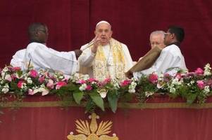 Warum so viel Tod? - Papst mahnt an Ostern zu Frieden