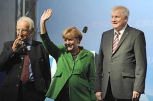 Seehofer: „Stoiber hat mit mir nie über eine Ablösung von Angela Merkel gesprochen“