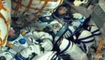 astronauten: drei raumfahrer nach iss-mission zur erde zurückgekehrt