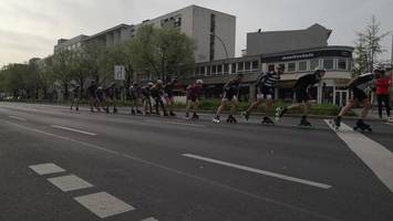Halbmarathon: Inlineskater sind auf der Strecke