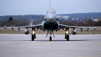 eurofighter fangen über ostsee russische militärmaschine ab