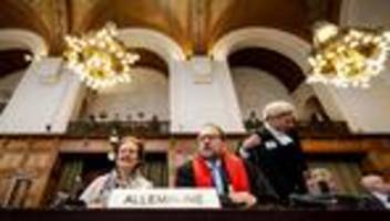 igh-klage nicaraguas: deutschland widerspricht vorwürfen der beihilfe zum völkermord in gaza