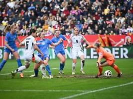EM-Quali-Erfolg gegen Island: DFB-Frauen wanken kurz, machen es am Ende aber deutlich