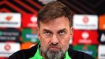 Europa League: Klopp nach Pleite gegen Bergamo: «Kann man nicht schönreden»