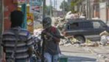 staatskrise in haiti: Übergangsrat soll eine neue interimsregierung in haiti bestimmen